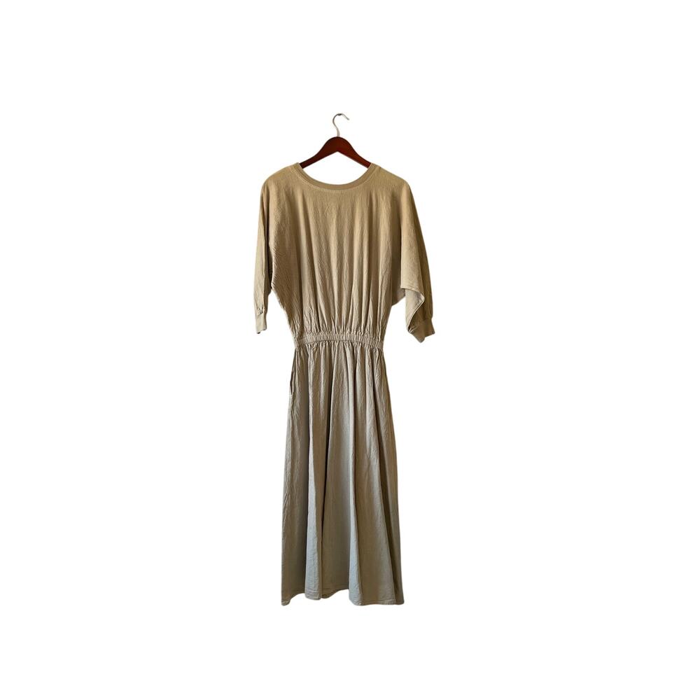 Vintage 80s boho western 100% pure cotton midi dress size small - Picture 3 of 6